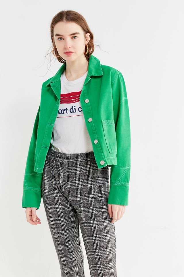 UO Contrast Stitch Utility Jacket #3