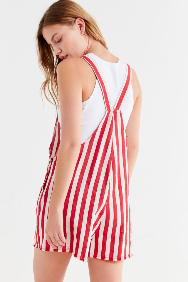 UO Striped Shortall Overall #1
