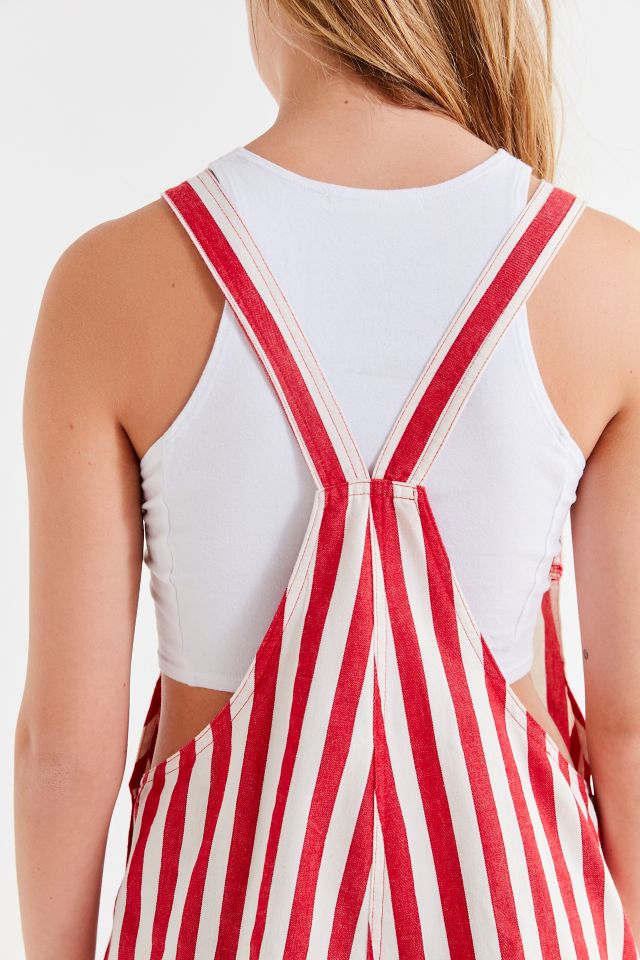 UO Striped Shortall Overall #4