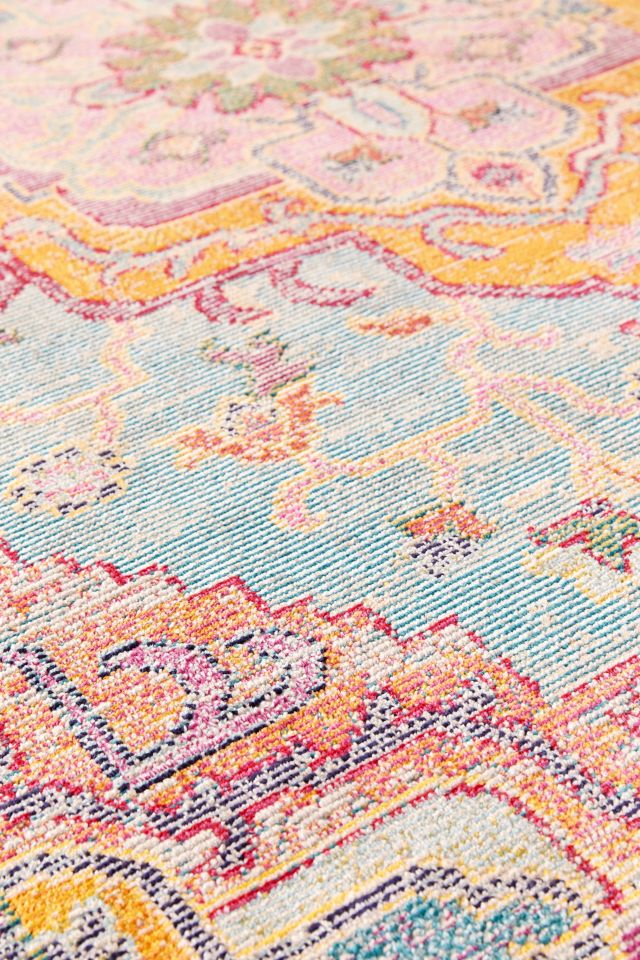 Crystal Floral Tufted Rug #2