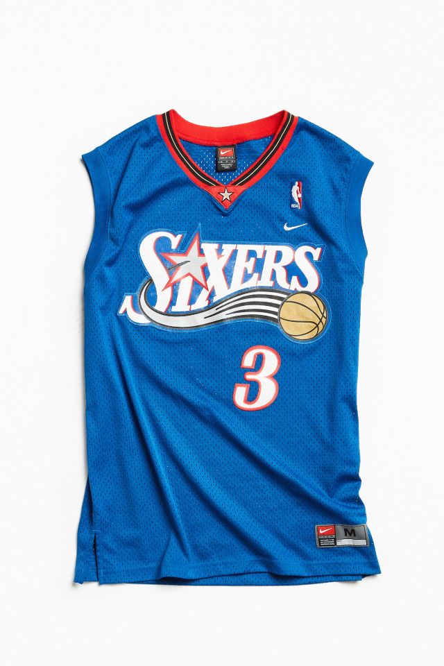 Vintage Nike Allen Iverson Philadelphia 76ers Basketball Jersey Urban Outfitters Canada