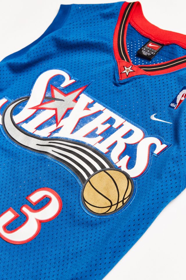 Vintage Nike Allen Iverson Philadelphia 76ers Basketball