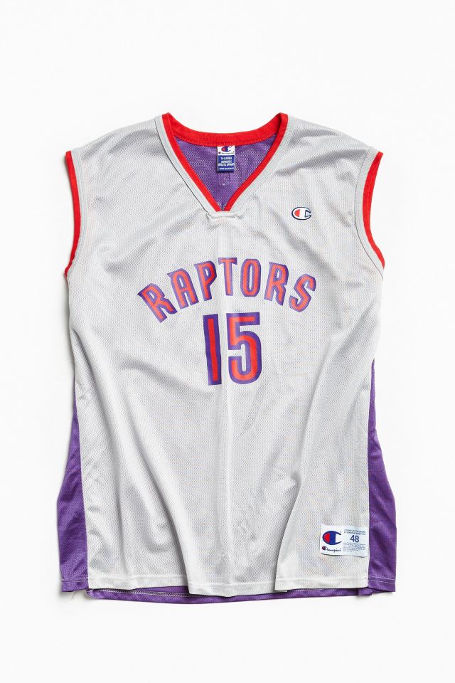 Vintage Champion Toronto Raptors Vince Carter Basketball Jersey