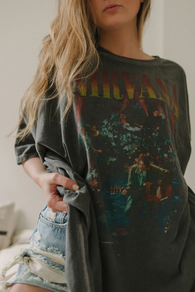 Nirvana Unplugged Oversized Tee | Urban Outfitters