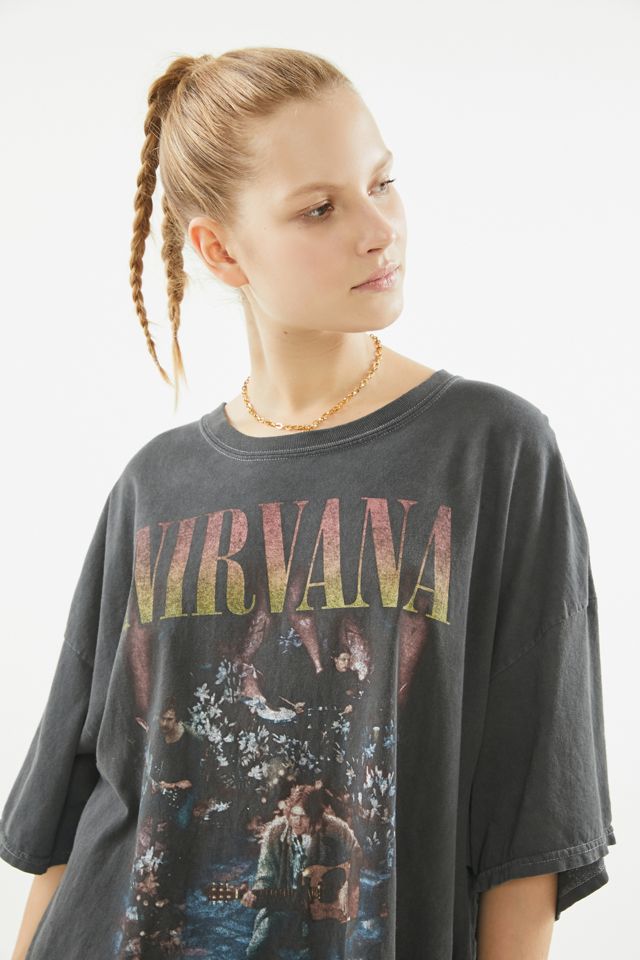 Nirvana Unplugged T-Shirt Dress | Urban Outfitters