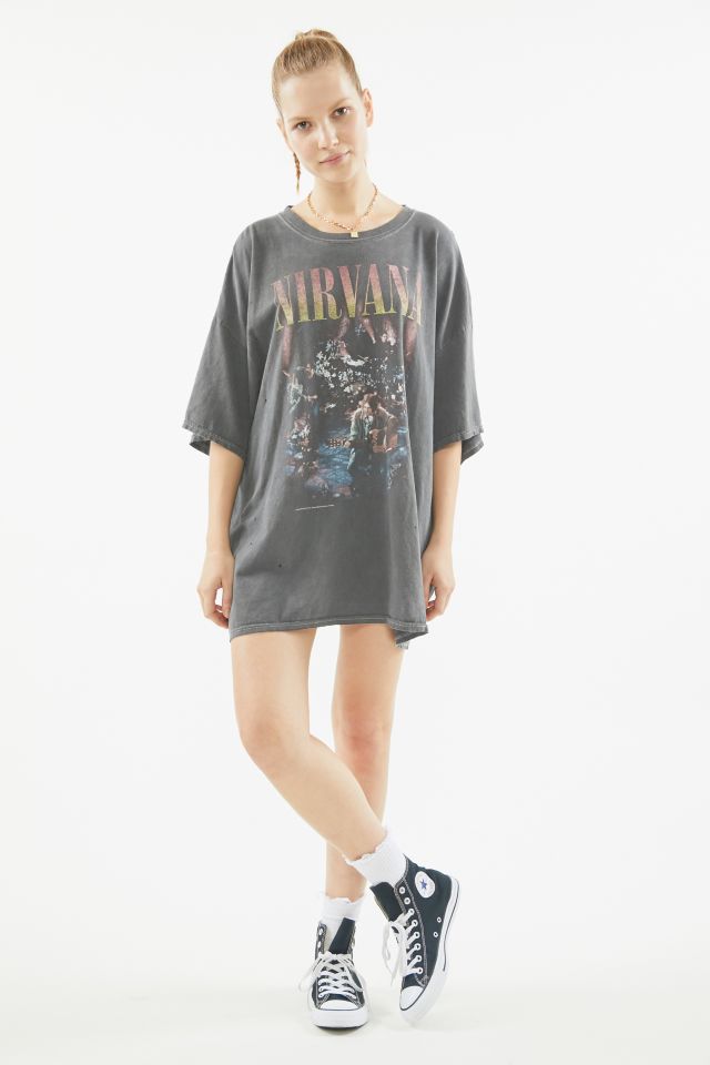 Nirvana Unplugged Oversized Tee | Urban Outfitters