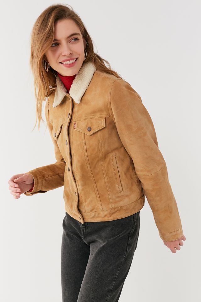Levi’s Suede Sherpa Trucker Jacket #4