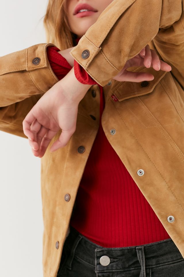 Levi’s Suede Sherpa Trucker Jacket #5