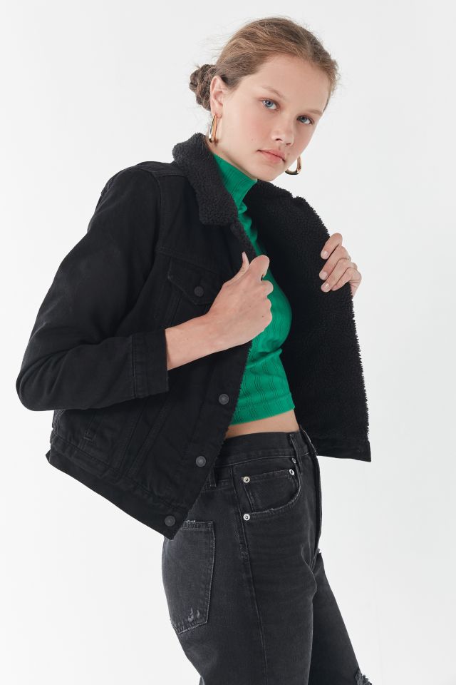 Levi’s Denim Sherpa Trucker Jacket #1