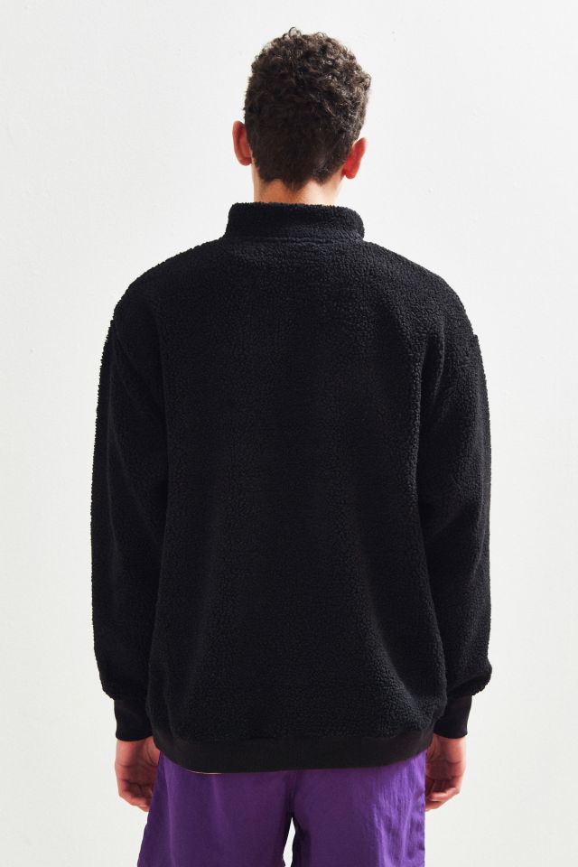 Lazy Oaf Polar Fleece Half-Zip Sweatshirt #3