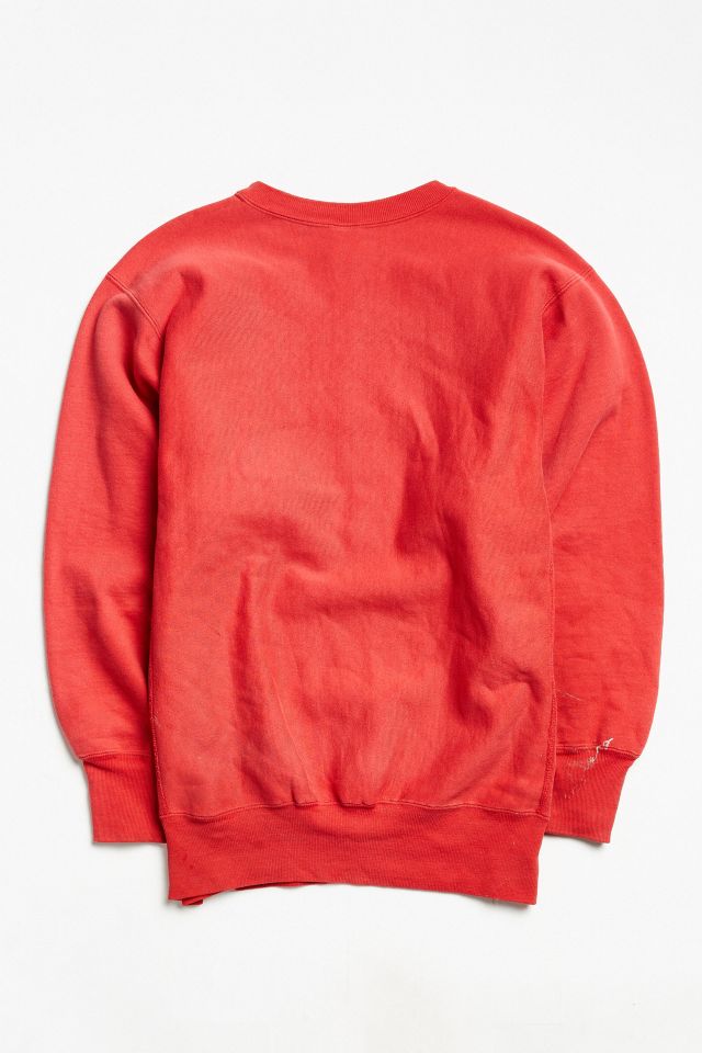 Vintage Champion University of South Dakota Red Crew Neck Sweatshirt #5