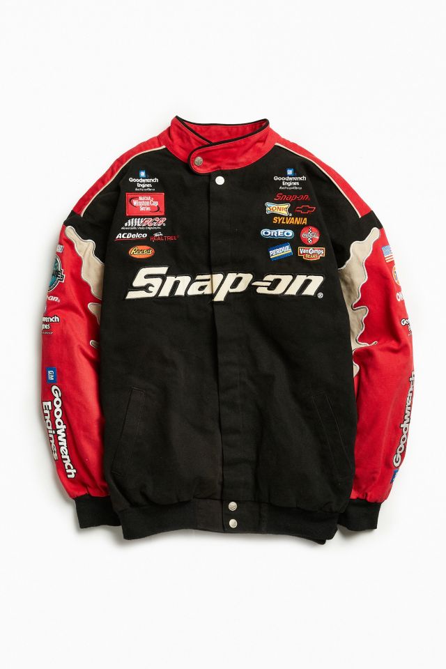 Vintage snap on online racing jacket