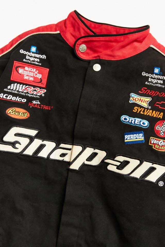 Vintage NASCAR Black + Red Snap-On Jacket #2