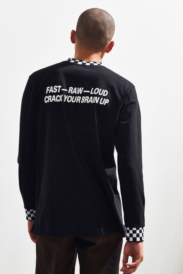 Raised By Wolves Checkered Long Sleeve Tee #3