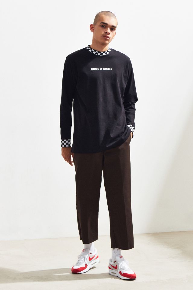 Raised By Wolves Checkered Long Sleeve Tee #5