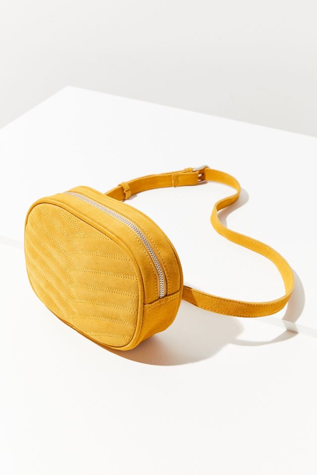 Quilted Suede Belt Bag #1