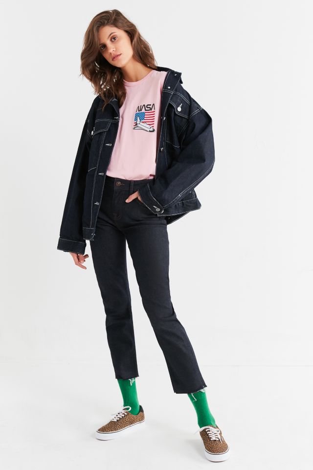 NASA Spaceship + Flag Tee #2