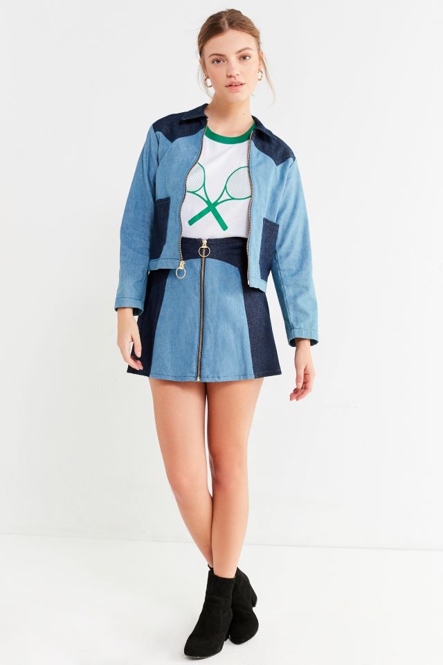 Truly Madly Deeply Tennis Ringer Tee #1