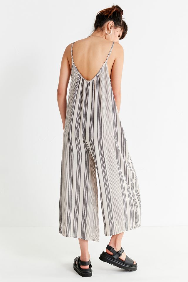 UO Shapeless Gauzy Striped Jumpsuit #3