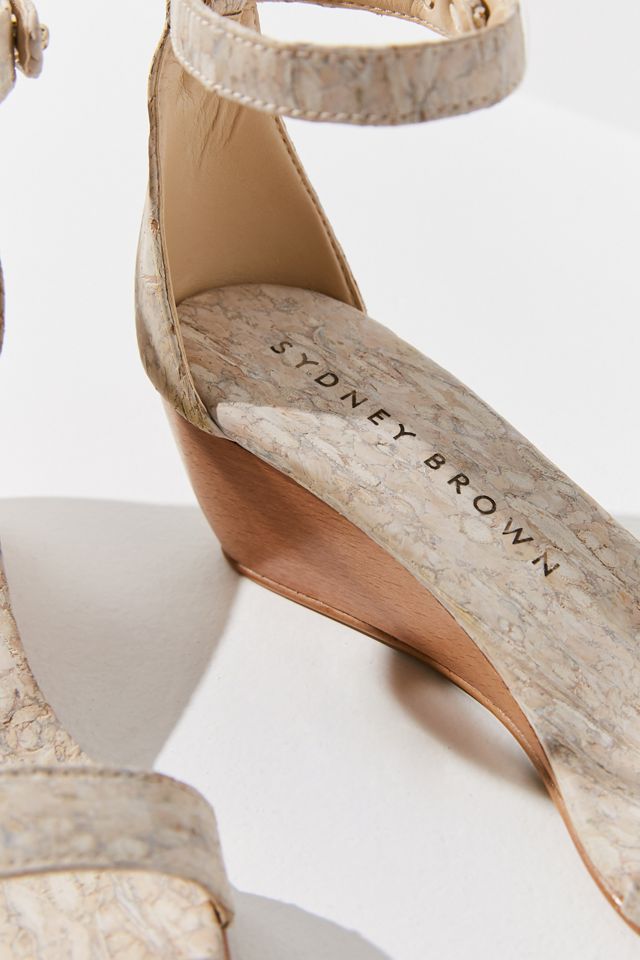 Sydney Brown Vegan Wedge Sandal #3