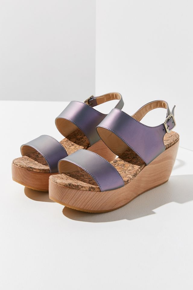 Sydney Brown Vegan Platform Sandal #1