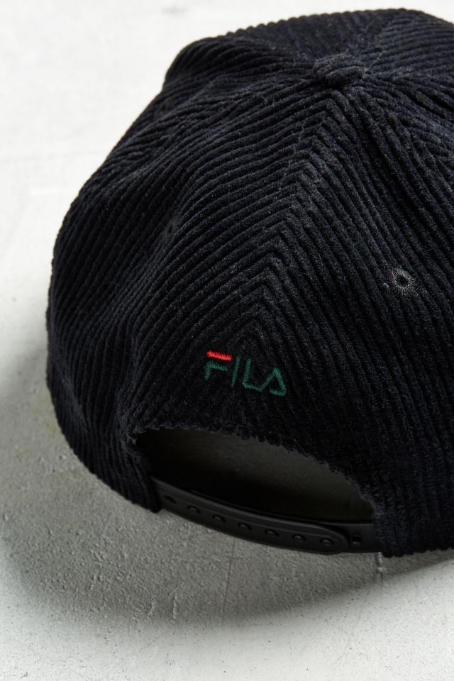 Casquette de baseball en velours côtelé Japanese FILA #8