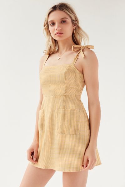 urban outfitters gingham dress