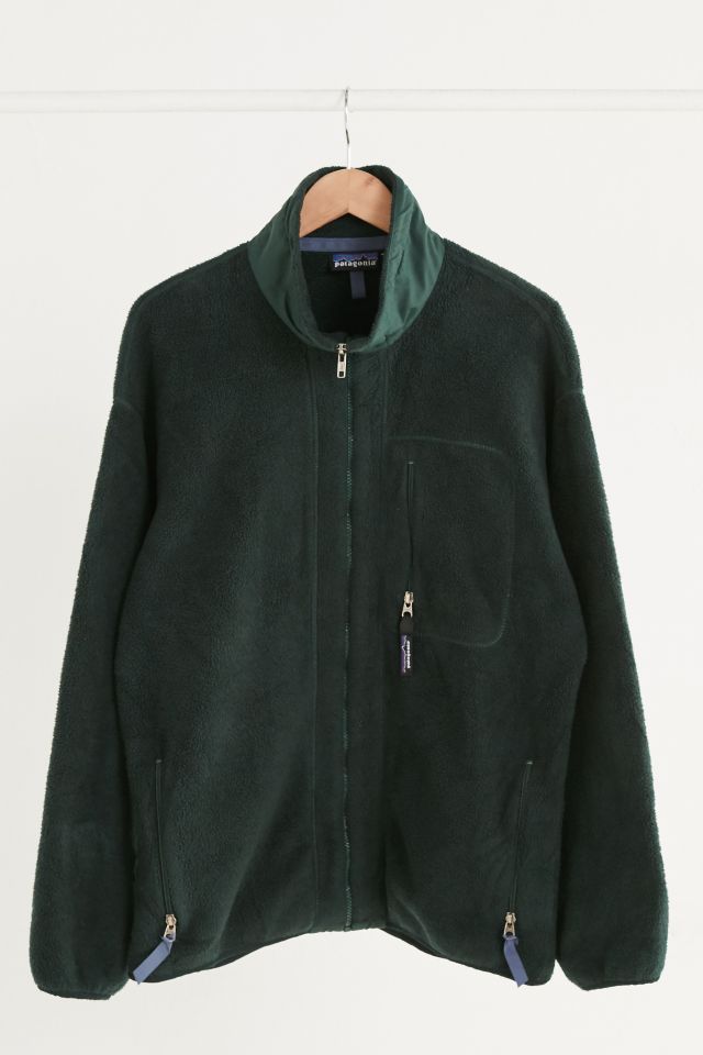 Dark green patagonia fleece hotsell