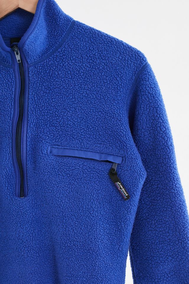 Vintage Patagonia Purple Fleece Half-Zip Sweatshirt #1