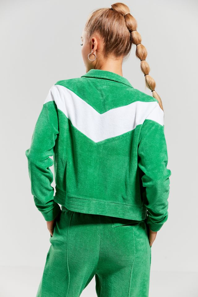 FILA + UO Nox Velour Track Jacket #2