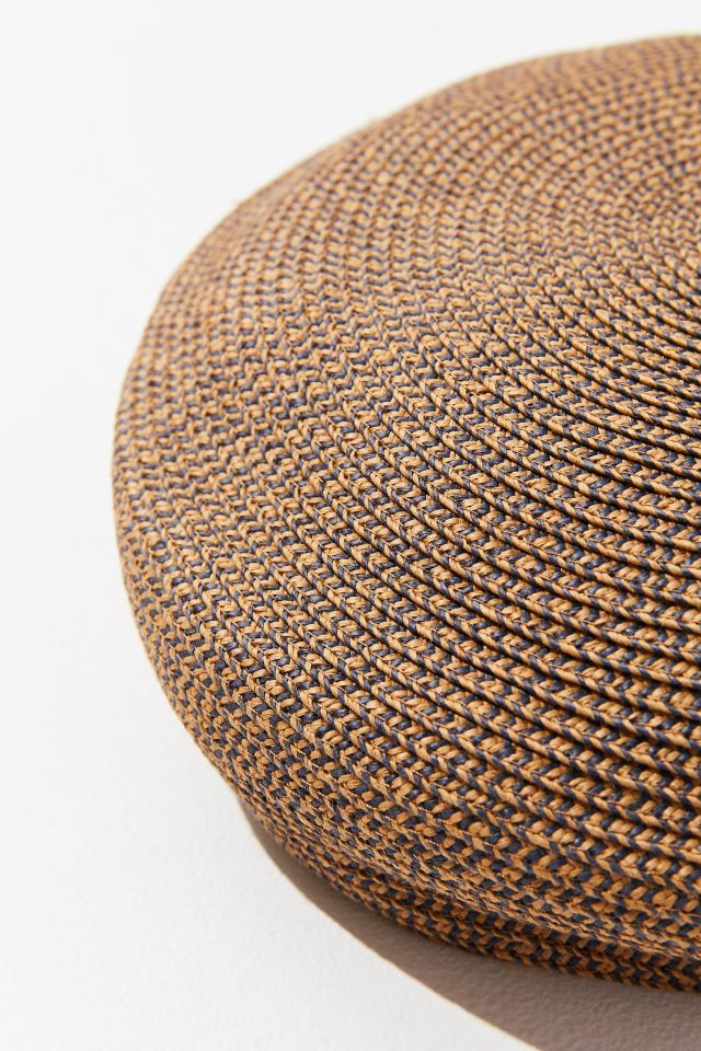 Brixton Audrey Straw Beret #2