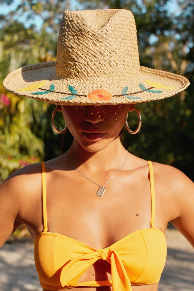 Brixton Jenna II Floral Embroidered Rancher Hat #2