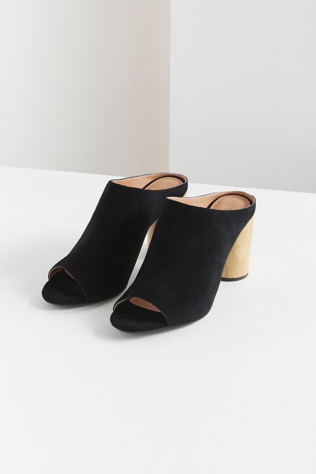 Mule Talon Suède Coquelicot #1
