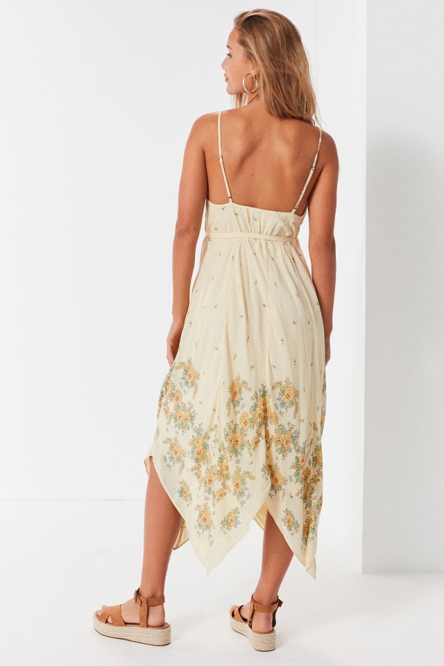 UO Floral Handkerchief Midi Dress #2