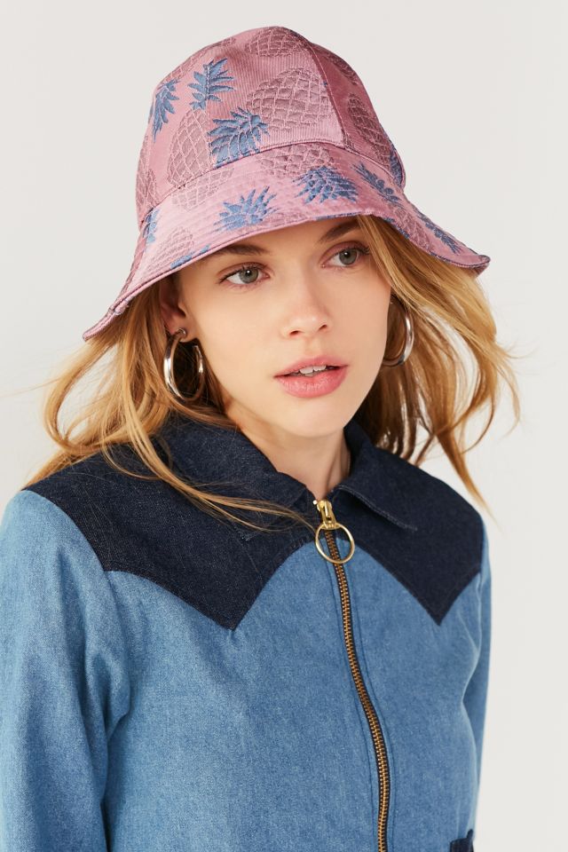 Pineapple Jacquard Bucket Hat | Urban Outfitters