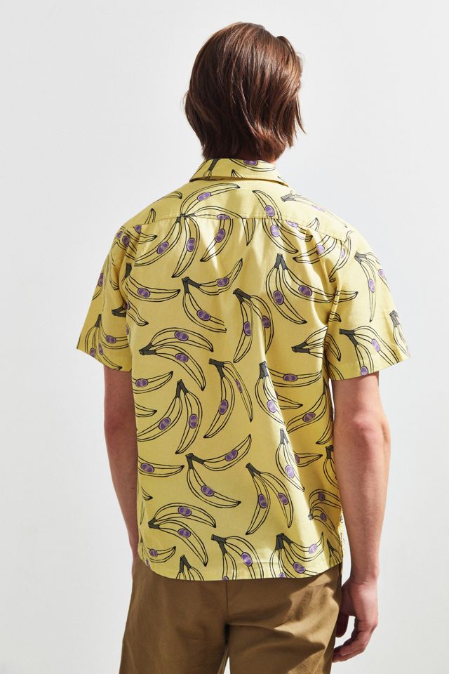 UO Banana Short Sleeve Button-Down Shirt #3