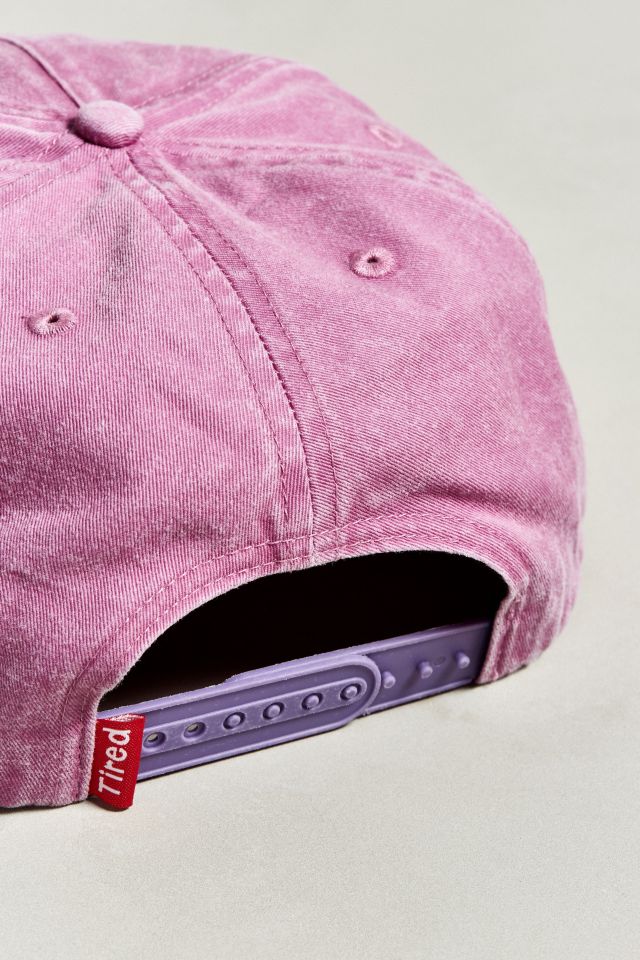 Tired Washed Logo Snapback hat #4