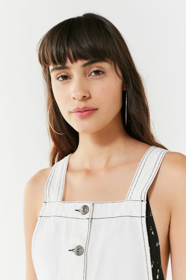 Jeena Denim Off-The-Shoulder Romper Nuuly