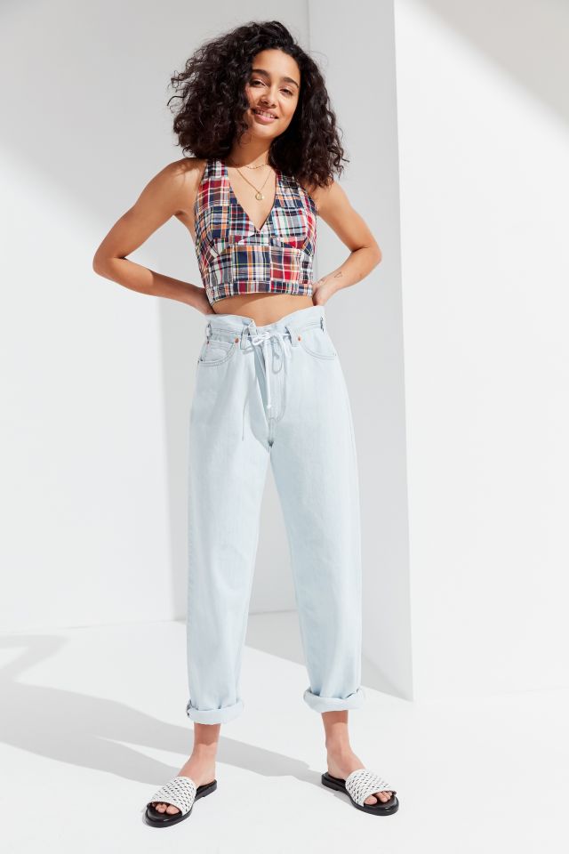 UO Chloe Patchwork Halter Top #2