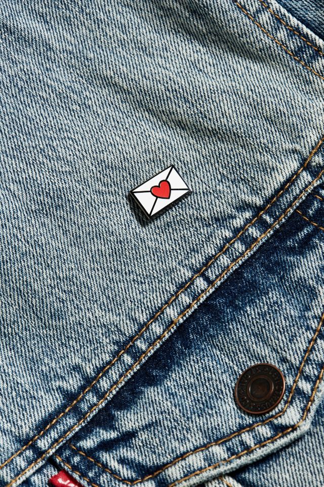 Envelope Heart Pin #2
