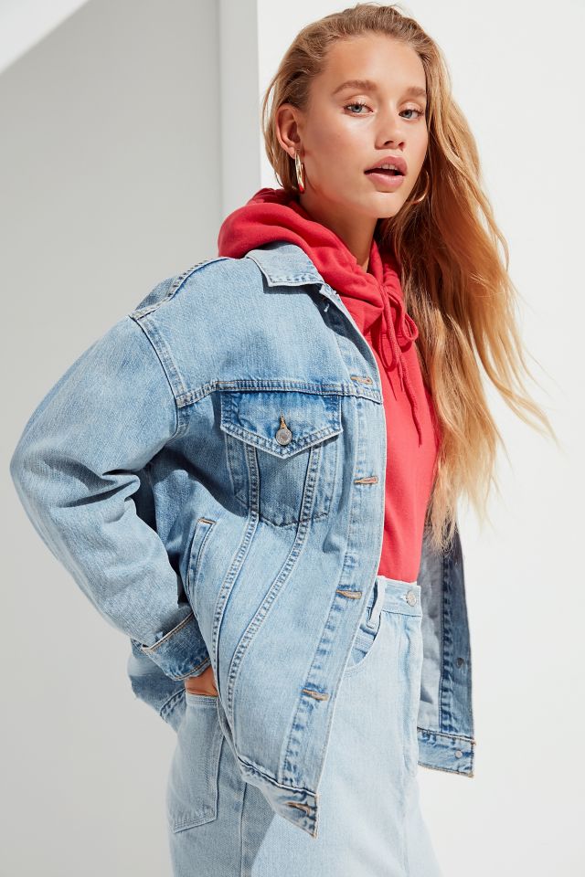 Levi s Oversized Denim Trucker Jacket