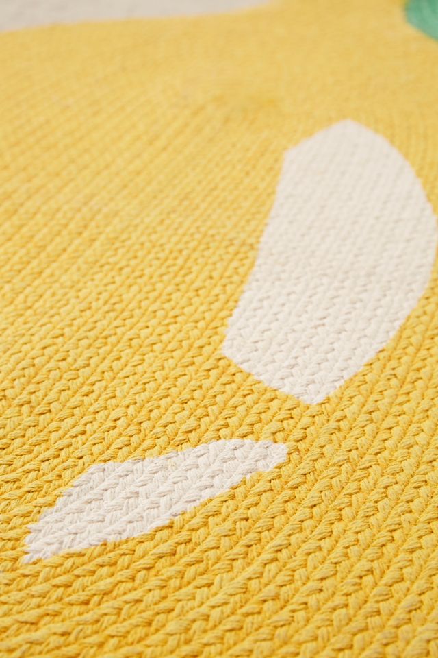 Printed Lemon Rug #4