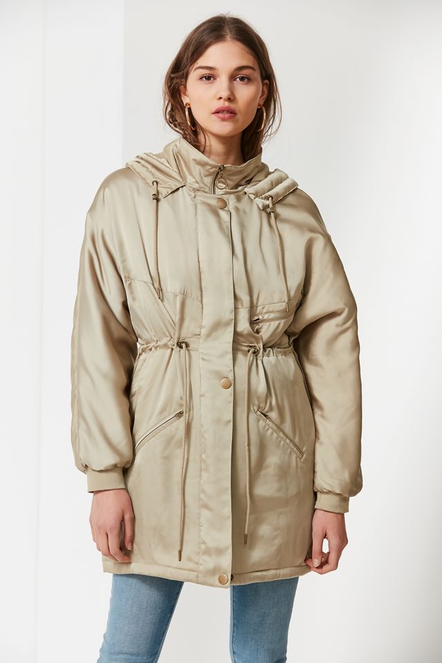 UO Mirabelle Satin Parka #1
