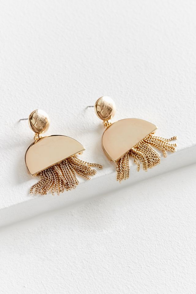 Mia Fringe Statement Drop Earring #1