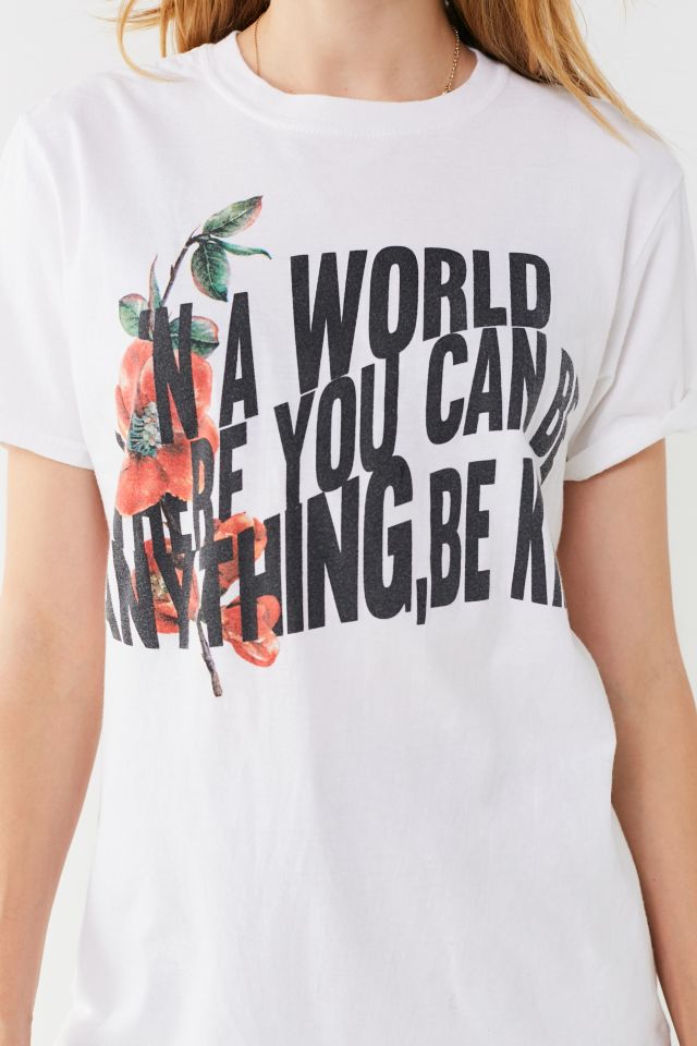 Be Kind Floral Tee #3