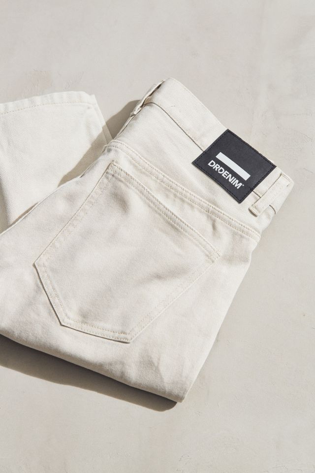 Dr. Denim Otis Buff Beige Cropped Relaxed Jean #1