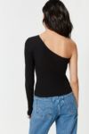 Uo Asymmetrical One-shoulder Top 