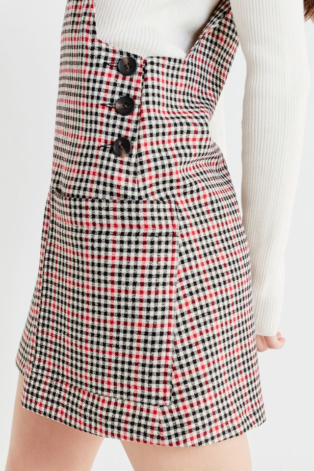 UO Checkered Pinafore Dress #2