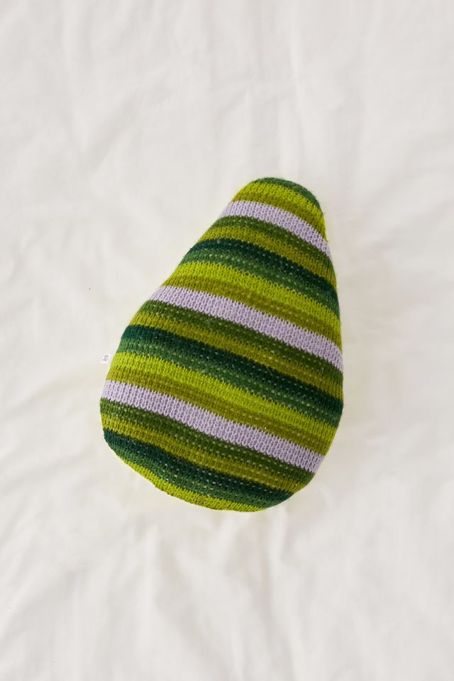 Avocado Crochet Throw Pillow #3
