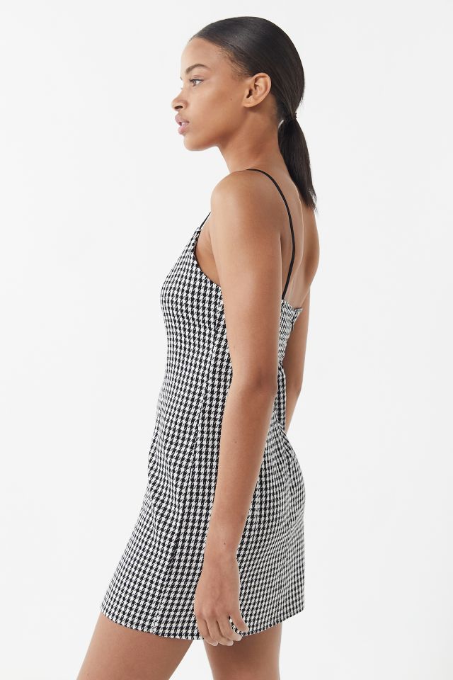 UO Checkered Mini Slip Dress #2